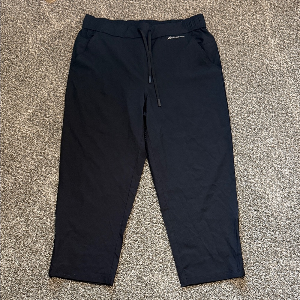 Eddie Bauer Black womens brand new pants large
